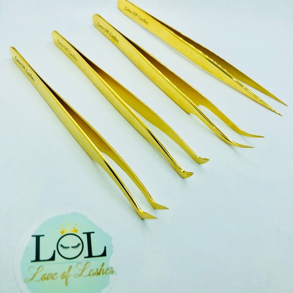 Superhero Eyelash Extensions Volume Tweezers 4pcs - Picture 2 of 7